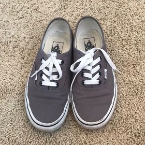 grey vans size 6